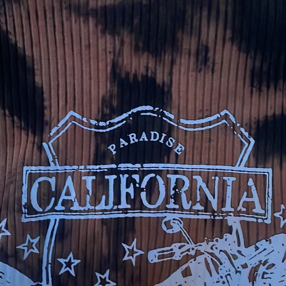 Brown black crop top - Picture 2 of 4